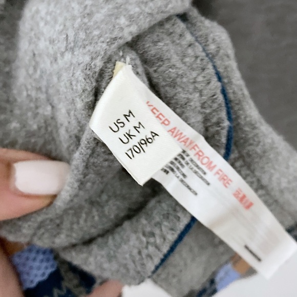 SOLD Free People Movement Gray Romper Varsity Side Snap Stripe Panel Size M NWOT - Picture 4 of 7